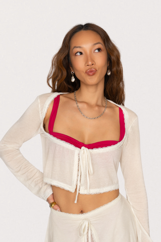 Pansy Cover-up Top